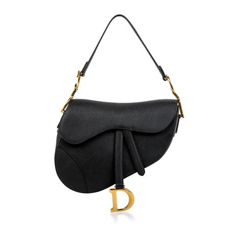 dior black saddlebag|pre owned Dior saddle bag.